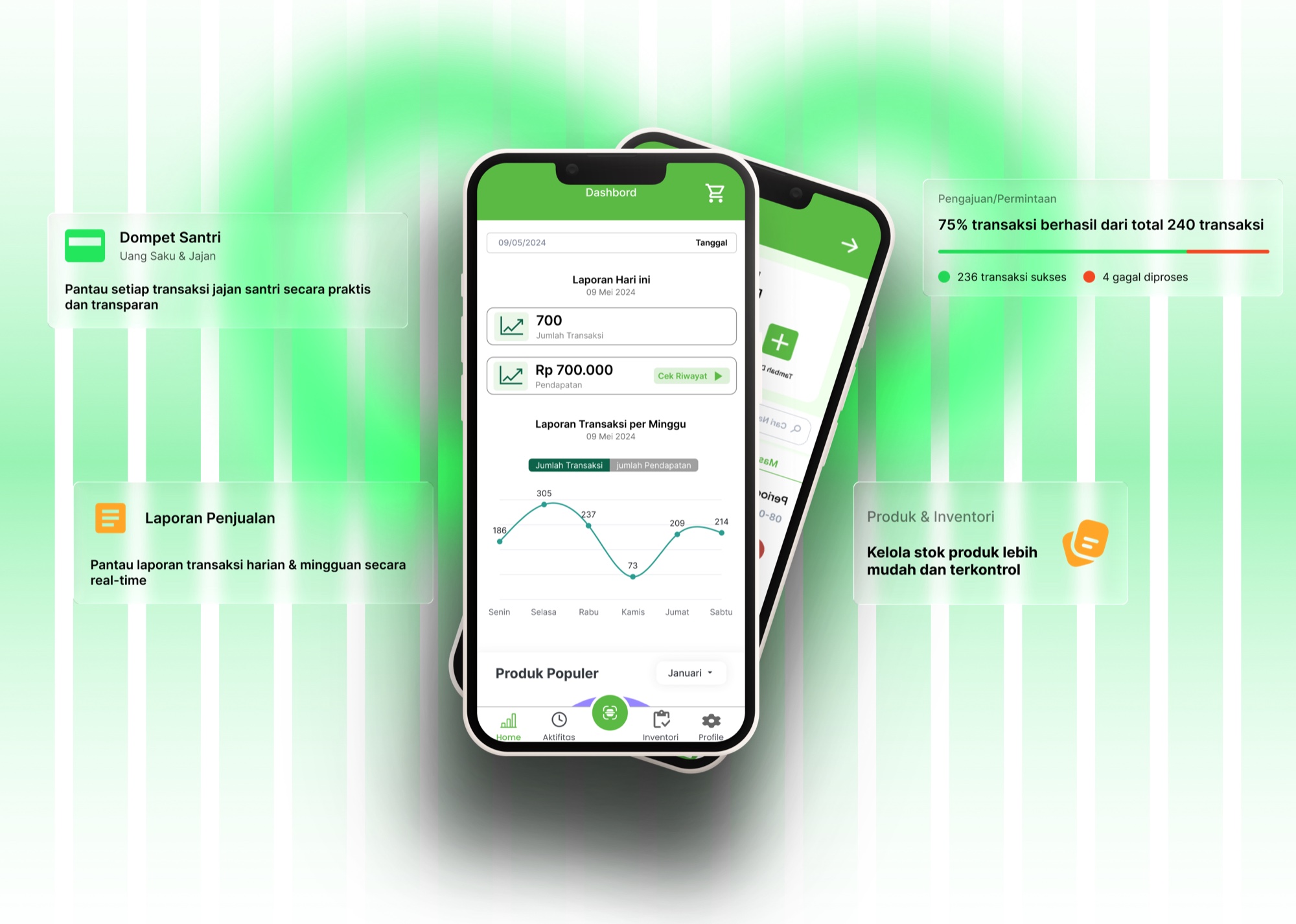 Mockup aplikasi Payments